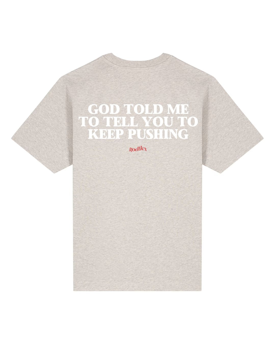 KEEP PUSHING - HEAVYWEIGHT OVERSIZED T-SHIRT