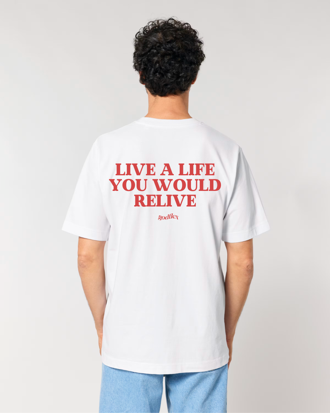 LIVE A LIFE - HEAVYWEIGHT OVERSIZED T-SHIRT